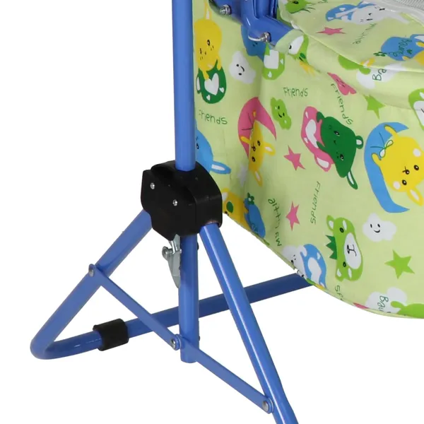 Green_Plastic_&_Steel_Cradle_For_Kids