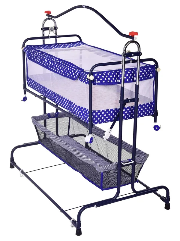 Multicolor_Metal_&_Fabric_Cradle_For_Kids