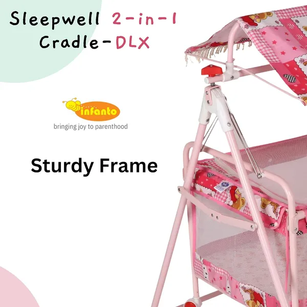 Pink_Metal_&_Fabric_Baby_Swing_For_Kids