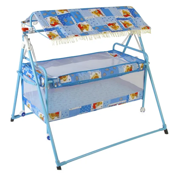 Blue_Metal_&_Mesh_Baby_Swing_For_Kids