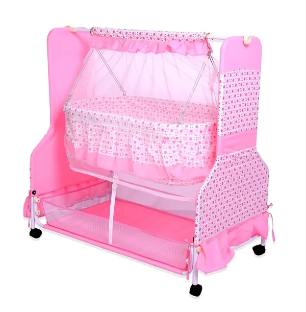 Pink_Mesh_Baby_Swing_For_Kids