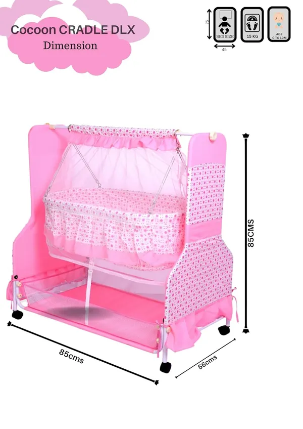 Pink_Mesh_Baby_Swing_For_Kids