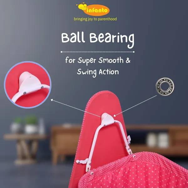 Pink_Iron/Metal_&_Fabric_Cradle_For_Kids