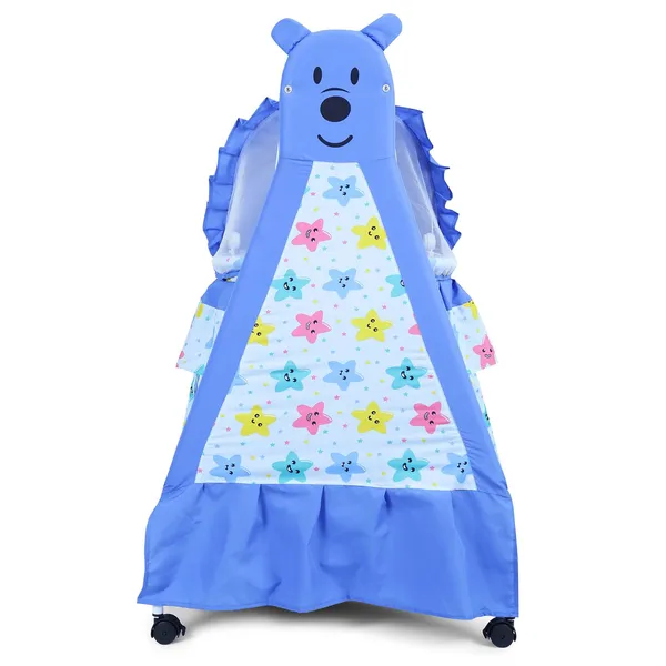 Blue_Metal_&_Fabric_Cradle_For_Kids