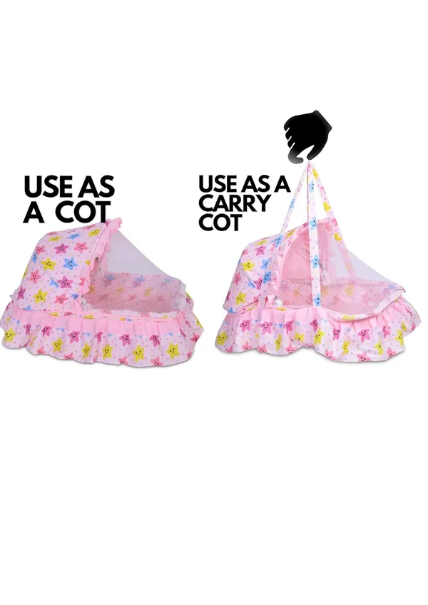 Pink_Metal_&_Fabric_Cradle_For_Kids