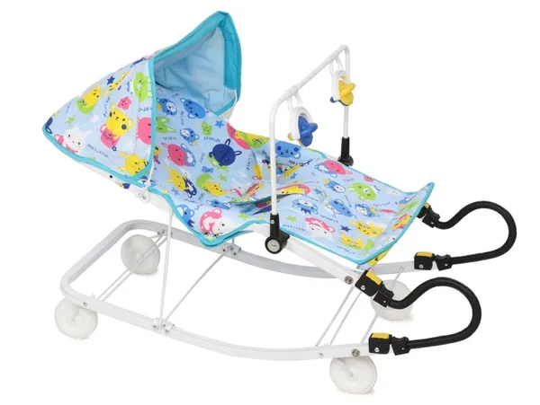 Blue_Metal_&_Mesh_Bouncer_For_Kids