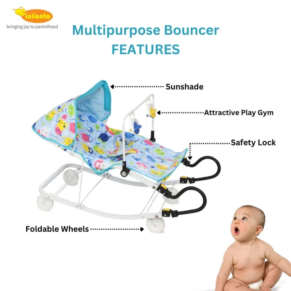 Blue_Metal_&_Mesh_Bouncer_For_Kids