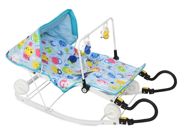 Blue_Metal_&_Mesh_Bouncer_For_Kids