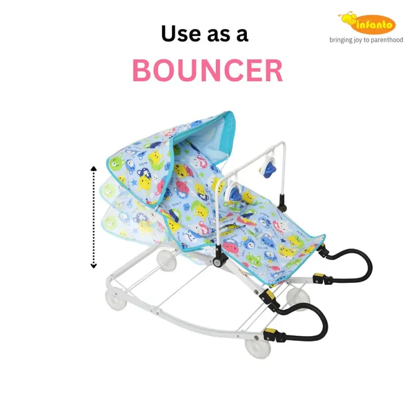 Blue_Metal_&_Mesh_Bouncer_For_Kids