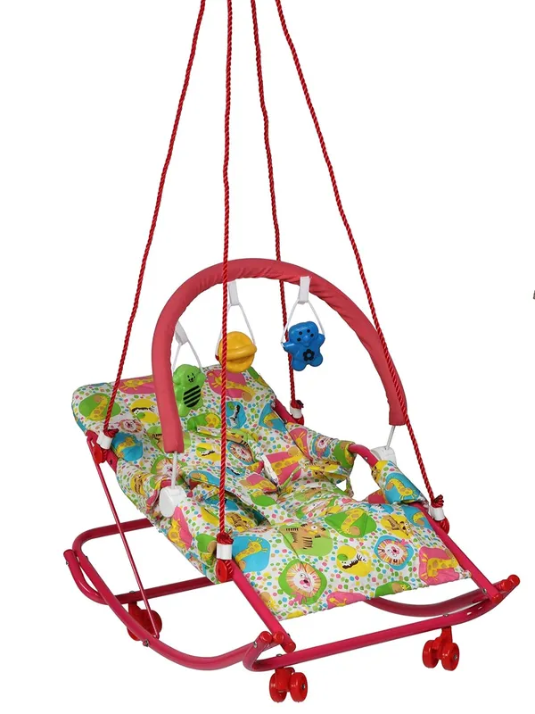 Pink_Metal_&_Cotton_Swing_Rocker_For_Kids