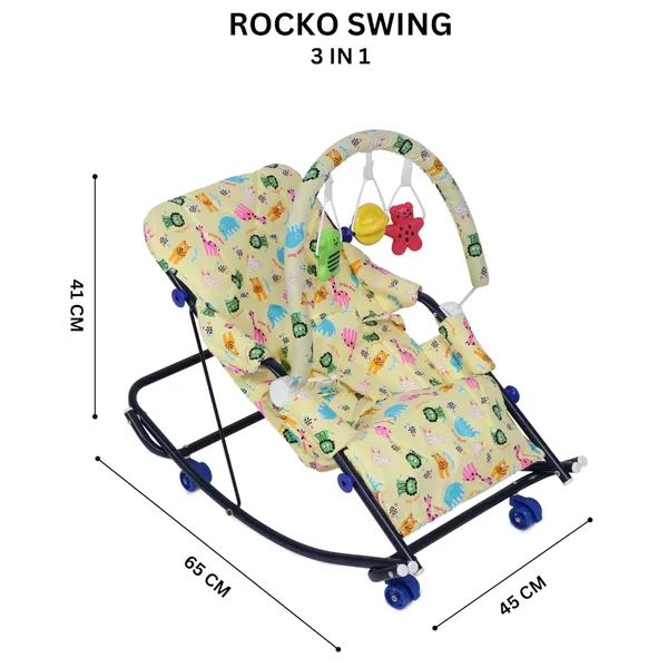 Yellow_Metal_&_Cotton_Swing_Rocker_For_Kids
