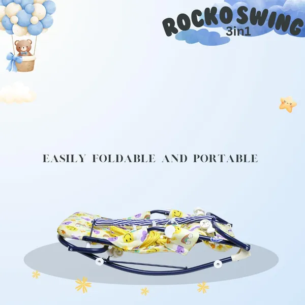 Yellow_Metal_&_Cotton_Swing_Rocker_For_Kids