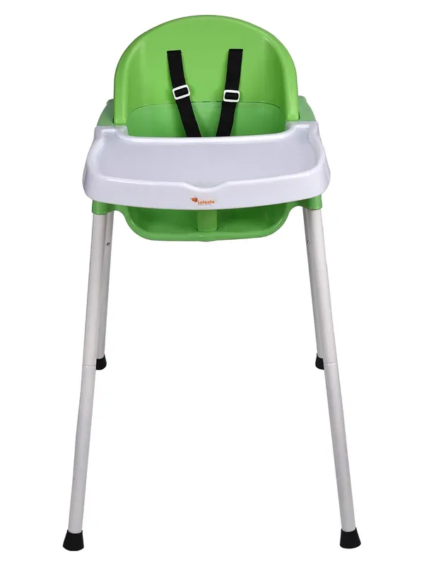 Green_Plastic_&_Metal_High_Chair_For_Kids