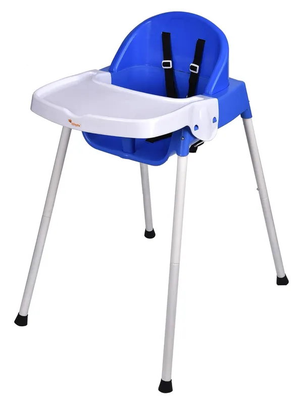 Blue_Plastic_&_Metal_High_Chair_For_Kids