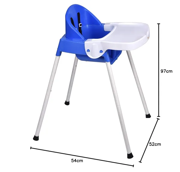Blue_Plastic_&_Metal_High_Chair_For_Kids
