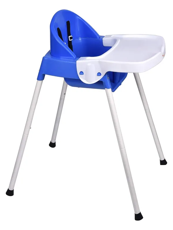 Blue_Plastic_&_Metal_High_Chair_For_Kids