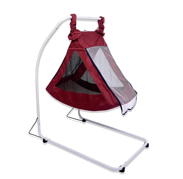 Red_Metal_Cradle_For_Kids