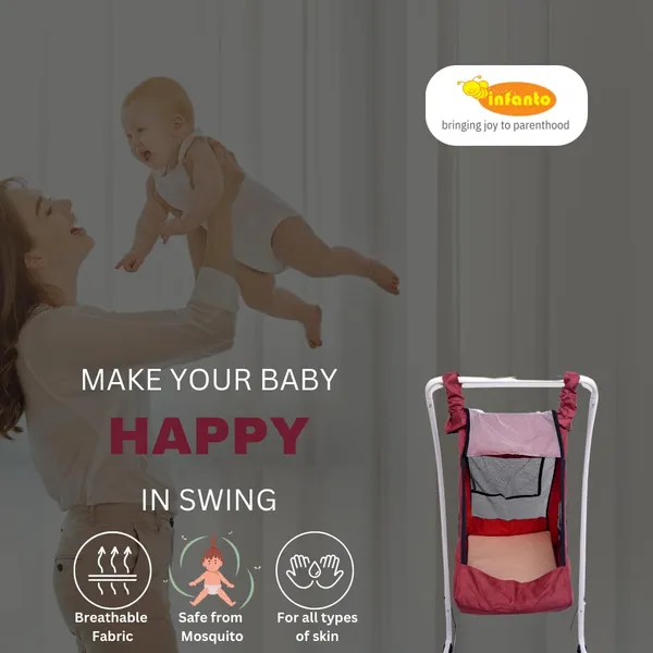Red_Metal_Cradle_For_Kids