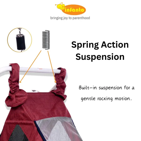 Red_Metal_Cradle_For_Kids