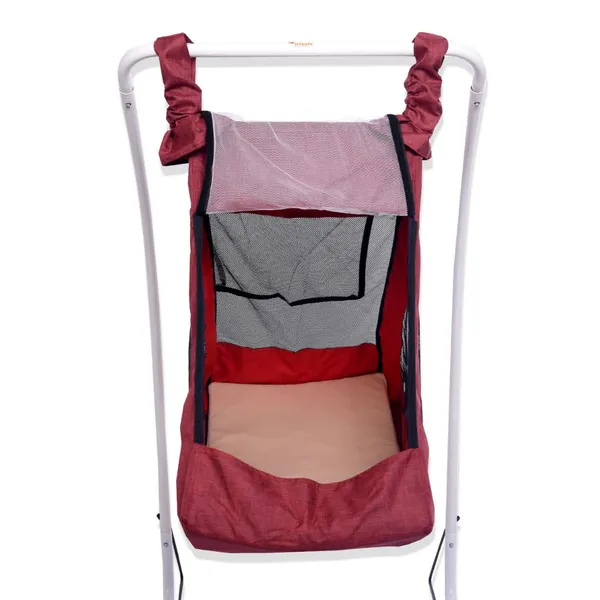 Red_Metal_Cradle_For_Kids