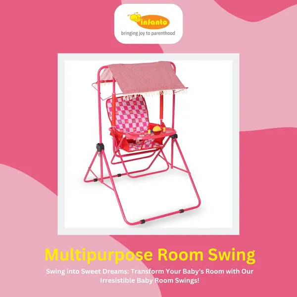 Pink_MS_Tube_&_Oxford_Cloth_Feeding_Chair_For_Kids
