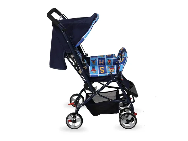 Blue_Metal_&_Polyester_Stroller_For_Kids