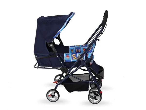 Blue_Metal_&_Polyester_Stroller_For_Kids