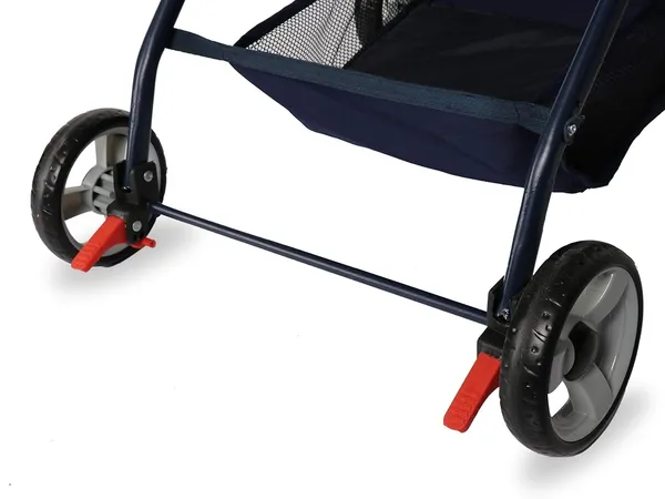 Blue_Metal_&_Polyester_Stroller_For_Kids