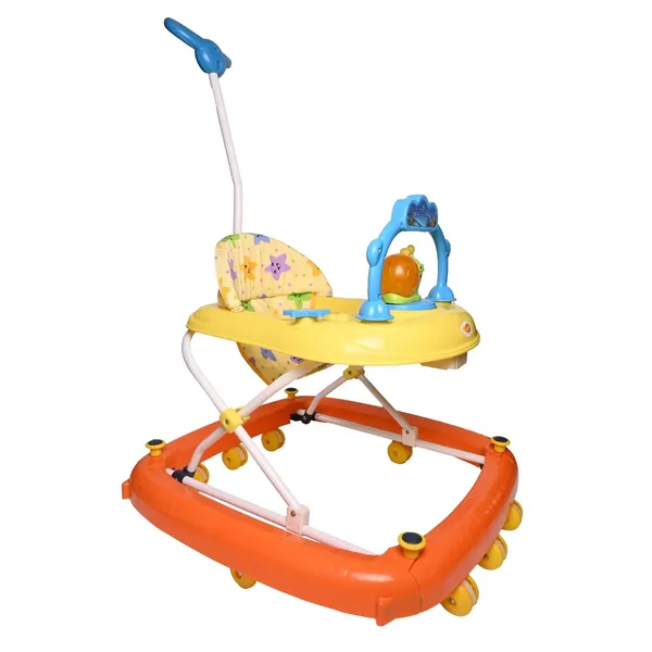 Yellow_Metal_&_Mesh_Baby_Walker_For_Kids