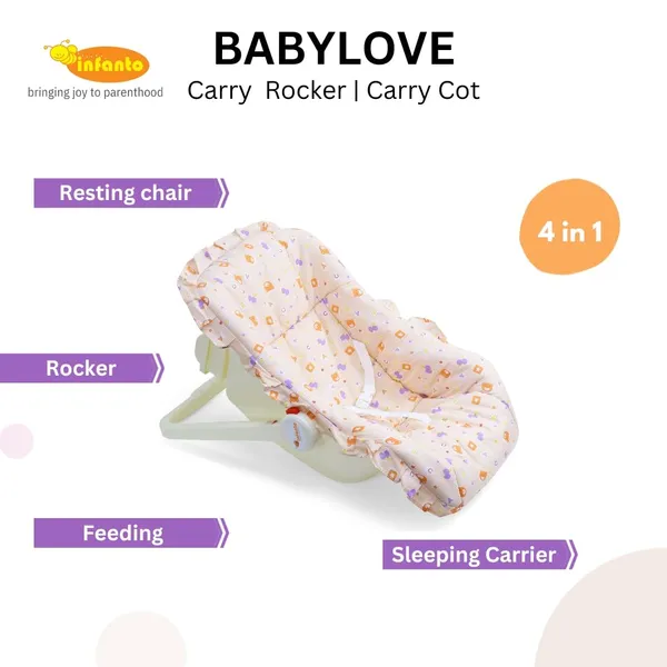 Orange_Plastic_&_Mesh_Sleeping_Carrier_For_Kids