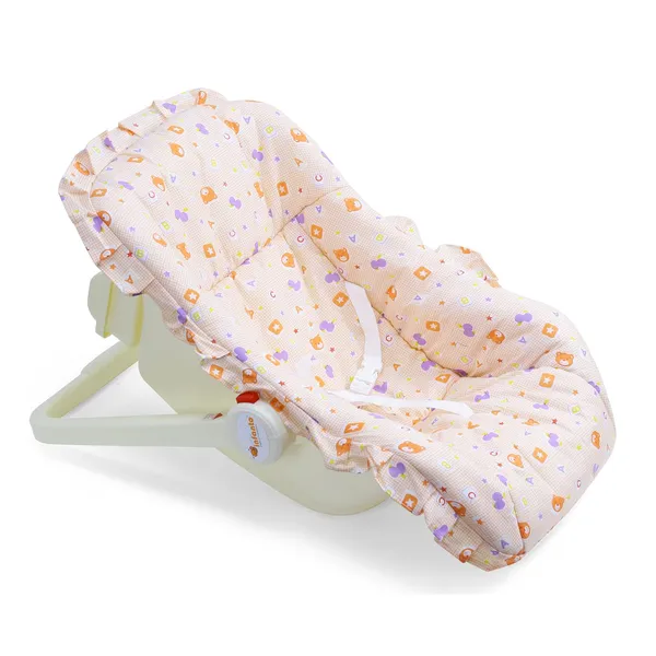 Orange_Plastic_&_Mesh_Sleeping_Carrier_For_Kids
