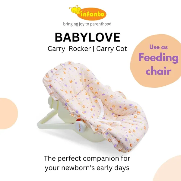 Orange_Plastic_&_Mesh_Sleeping_Carrier_For_Kids