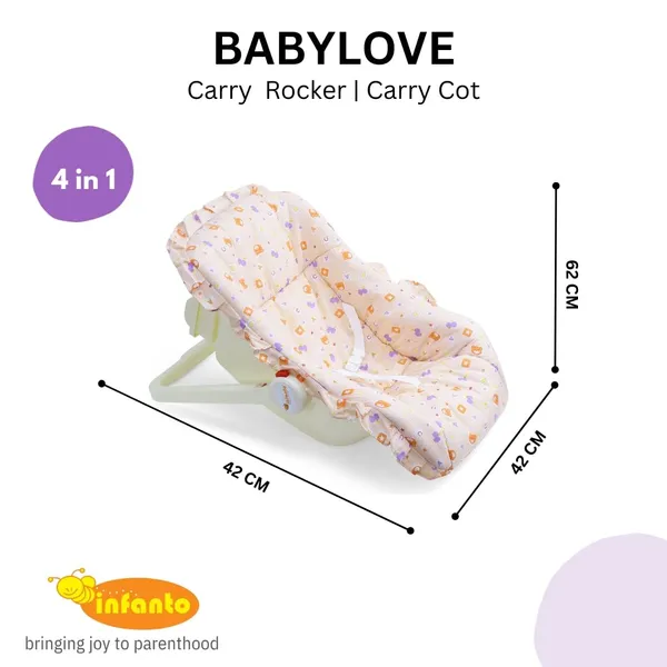 Orange_Plastic_&_Mesh_Sleeping_Carrier_For_Kids