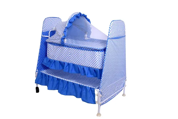 Blue_Plastic_&_Fabric_Cradle_For_Kids