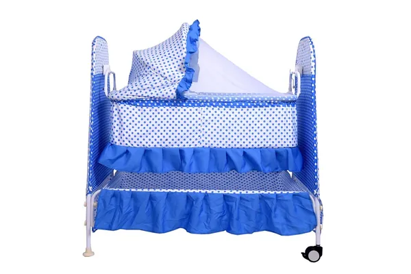 Blue_Plastic_&_Fabric_Cradle_For_Kids