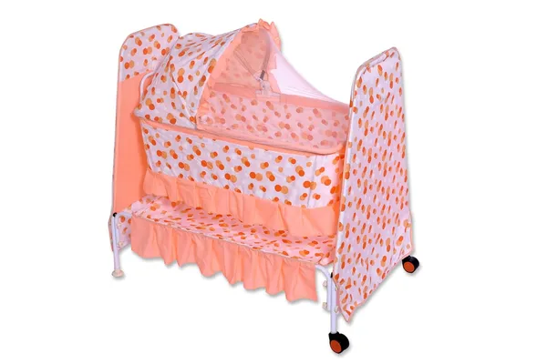 Orange_Metal_&_Mesh_Cradle_For_Kids