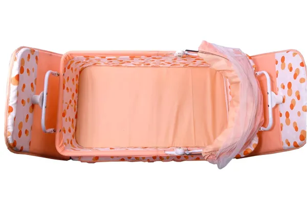Orange_Metal_&_Mesh_Cradle_For_Kids
