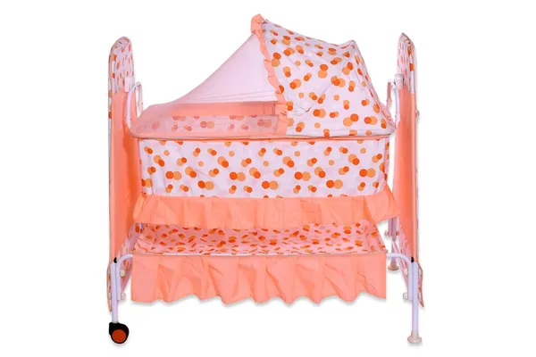 Orange_Metal_&_Mesh_Cradle_For_Kids