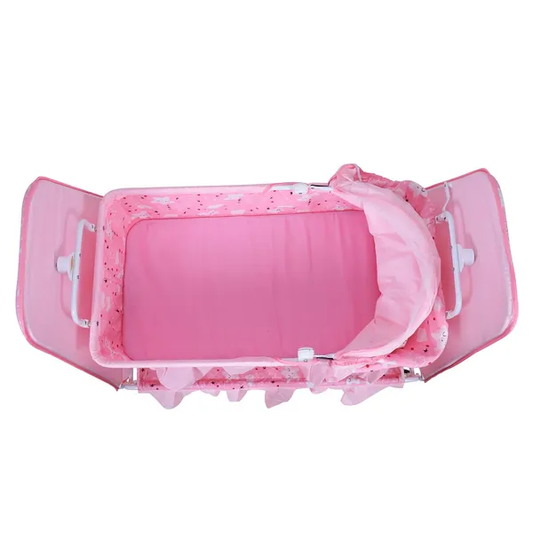 Pink_Metal_&_Fabric_Cradle_For_Kids