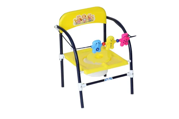 Yellow_Plastic_&_Metal_Potty_Chair_For_Kids