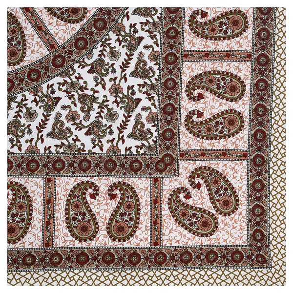 Brown_Soft_Cotton_Double_Bedsheet_With_Set_Of_2_Pillow_Covers