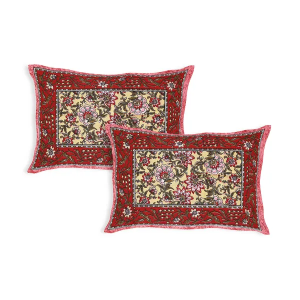 Red_Soft_Cotton_Double_Bedsheet_With_Set_Of_2_Pillow_Covers