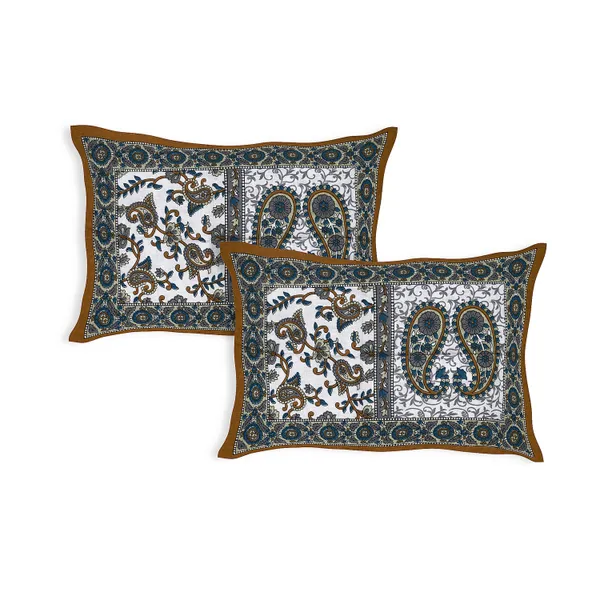 Grey_Soft_Cotton_Double_Bedsheet_With_Set_Of_2_Pillow_Covers