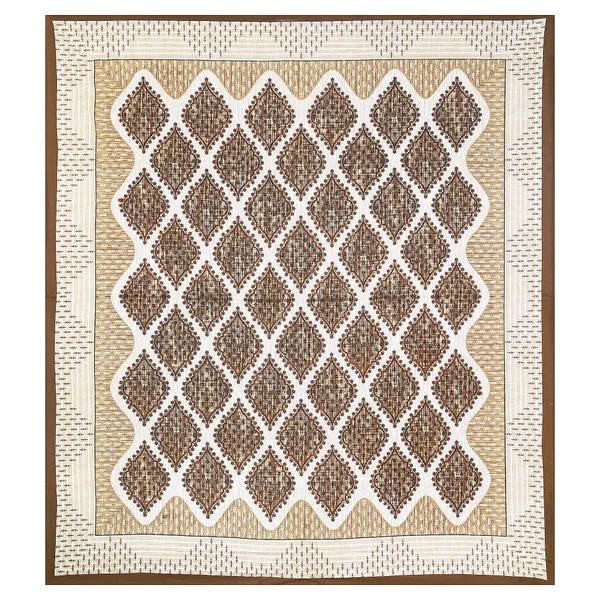 Cream-Brown_Soft_Cotton_Double_Bedsheet_With_Set_Of_2_Pillow_Covers