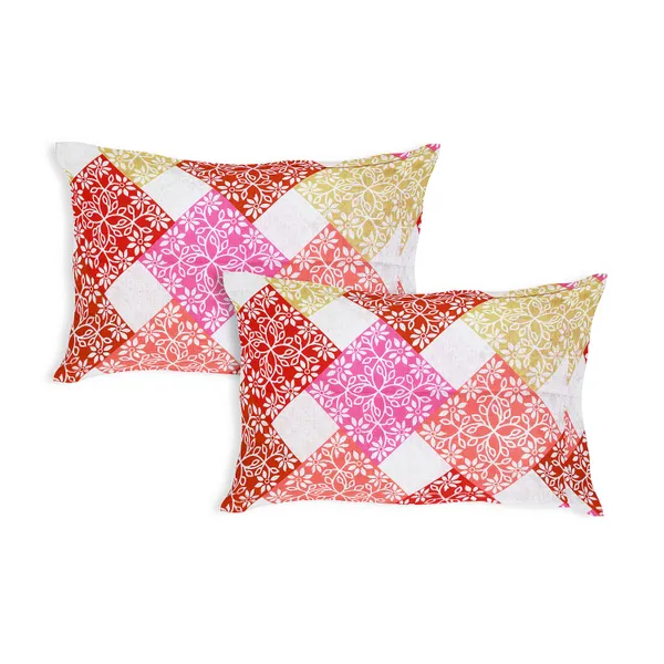 Red-Cream_Soft_Cotton_Double_Bedsheet_With_Set_Of_2_Pillow_Covers