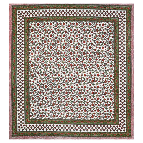 Green-White_Soft_Cotton_Double_Bedsheet_With_Set_Of_2_Pillow_Covers