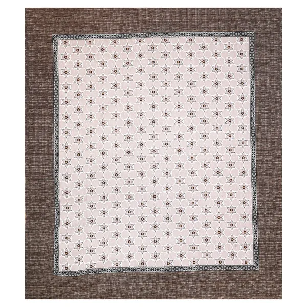 Cream_Soft_Cotton_Double_Bedsheet_With_Set_Of_2_Pillow_Covers