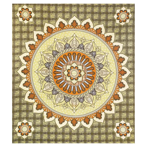 Cream_Soft_Cotton_Double_Bedsheet_With_Set_Of_2_Pillow_Covers