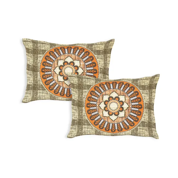Cream_Soft_Cotton_Double_Bedsheet_With_Set_Of_2_Pillow_Covers