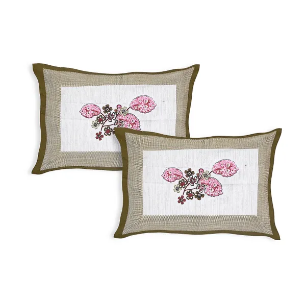 Cream_Soft_Cotton_Double_Bedsheet_With_Set_Of_2_Pillow_Covers